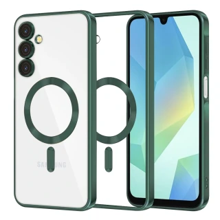 Kryt Samsung Galaxy A16 4G/5G Techsuit Luxury Crystal MagSafe - tmavě zelený