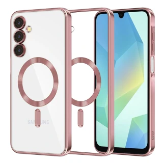 Kryt Samsung Galaxy A16 4G/5G Techsuit Luxury Crystal MagSafe - růžový
