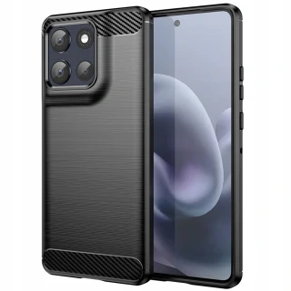 Kryt Motorola Moto G86, Armored Carbon černý
