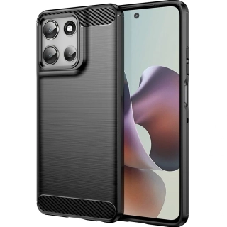 Kryt Motorola Moto G56, Armored Carbon černý