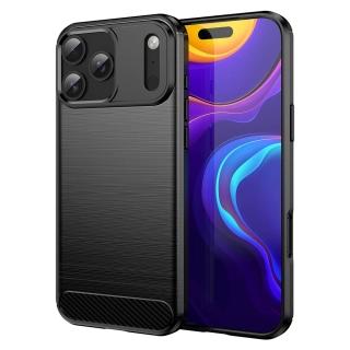 Kryt iPhone 17 Pro Max, Armored Carbon černý