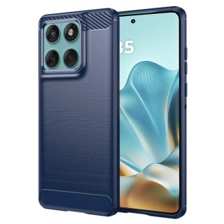 Kryt Motorola EDGE 60 / 60 Fusion, Armored Carbon modrý