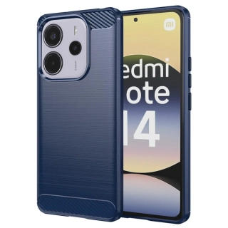 Kryt Xiaomi Redmi Note 14 4G, Techsuit CarbonFiber modrý