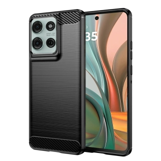 Kryt Motorola Moto G75, Armored Carbon černý