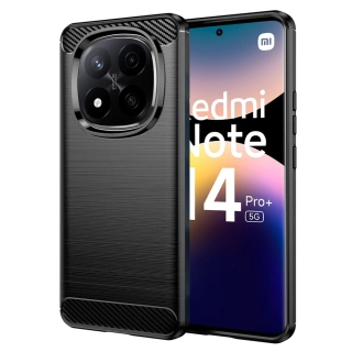 Kryt Xiaomi Redmi Note 14 Pro+ 5G, Techsuit CarbonFiber černý