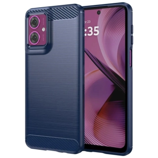 Kryt Motorola Moto G55, Armored Carbon modrý