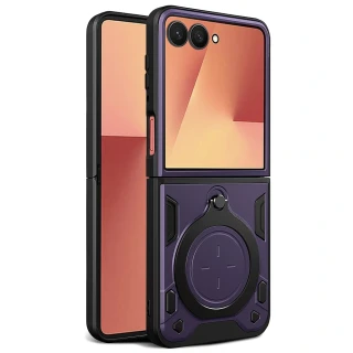 Kryt Samsung Galaxy Z Flip 7, Techsuit CamGuard Pro - fialový
