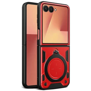 Kryt Samsung Galaxy Z Flip 7, Techsuit CamGuard Pro - červený