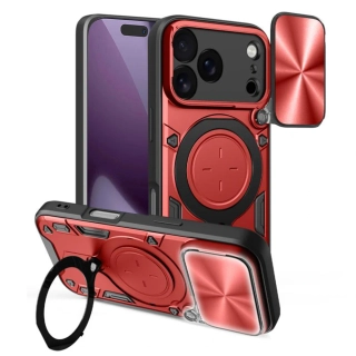 Kryt iPhone 17 Pro, Techsuit CamGuard Pro - červený