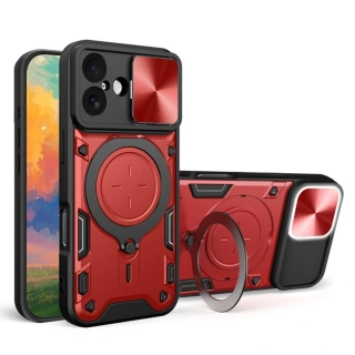 Kryt iPhone 17, Techsuit CamGuard Pro - červený