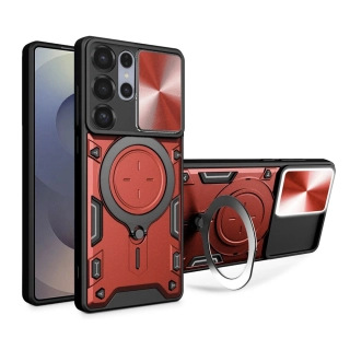 Kryt Samsung Galaxy S25 Ultra Techsuit CamGuard Pro - červený