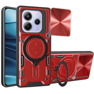 Kryt Xiaomi Redmi Note 14 5G Techsuit CamGuard Pro - červený