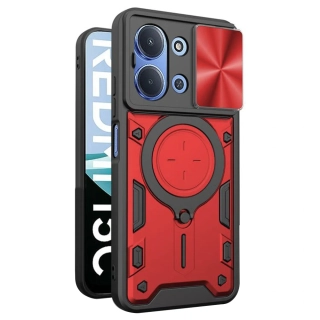 Kryt Xiaomi Redmi 15C 4G/5G Techsuit CamGuard Pro - red