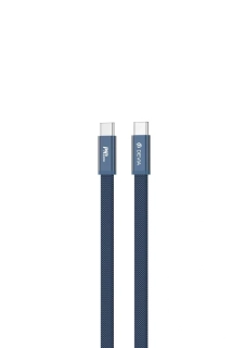 Datový kabel Devia Smart EC325 PD USB-C - USB-C 1,0 m 60W 3A modrý