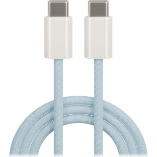 Datový kabel Maxlife MXUC-06 cable USB-C - USB-C 1,0 m 20W blue nylon