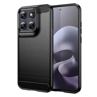 Kryt Motorola Moto G77 / G67, Armored Carbon černý