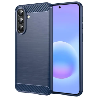 Kryt Samsung Galaxy A57 5G, Armored Carbon modrý