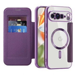 Pouzdro Google Pixel 10 Pro XL, SmartMag Book Case fialové