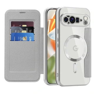 Pouzdro Google Pixel 10 Pro XL, SmartMag Book Case šedý