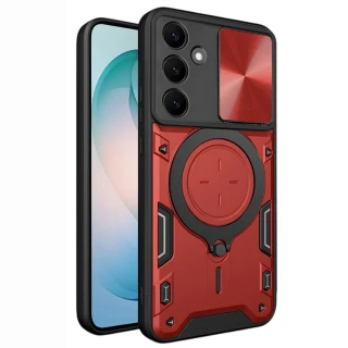 Kryt Samsung Galaxy S25 FE, Techsuit CamGuard Pro - červený