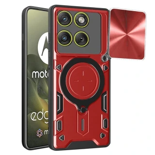 Kryt Motorola EDGE 70, Techsuit CamGuard Pro - červený