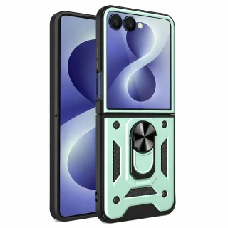Kryt Samsung Galaxy Z Flip 8, Techsuit CamShield Pro zelený