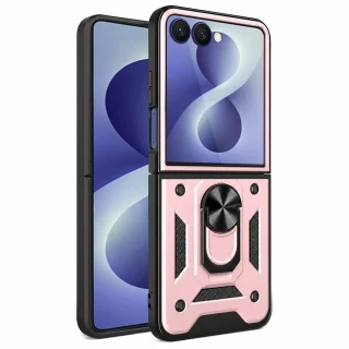 Kryt Samsung Galaxy Z Flip 8, Techsuit CamShield Pro rose gold