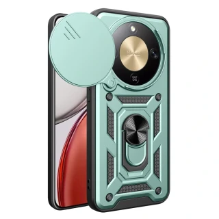 Kryt Honor Magic 8 Lite, Techsuit CamShield Pro zelený