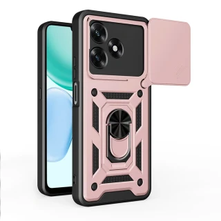 Kryt Honor X5c Plus, Techsuit CamShield Pro rose gold