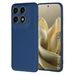 Kryt Motorola EDGE 70 Pro, SoftFlex - navy blue