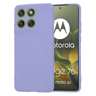 Kryt Motorola EDGE 70, SoftFlex - light purple