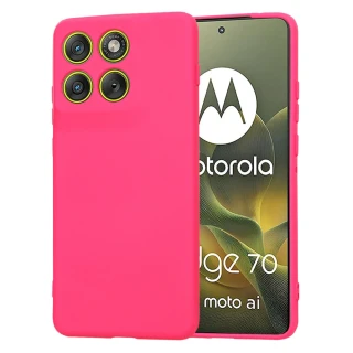 Kryt Motorola EDGE 70, SoftFlex - hot pink