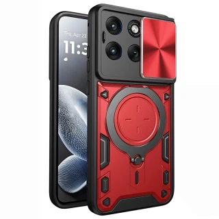 Kryt Motorola EDGE 70 Fusion, Techsuit CamGuard Pro - červený