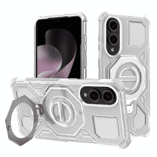 Kryt Samsung Galaxy S25 EDGE, Carbon Shield PRO, white