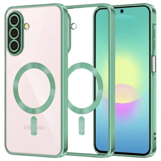 Kryt Samsung Galaxy A27 5G, Techsuit Luxury Crystal MagSafe - light green