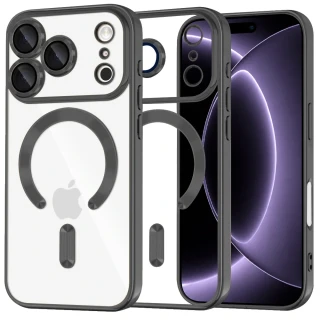Kryt iPhone 17 Pro / 18 Pro, Techsuit Luxury Crystal MagSafe - black