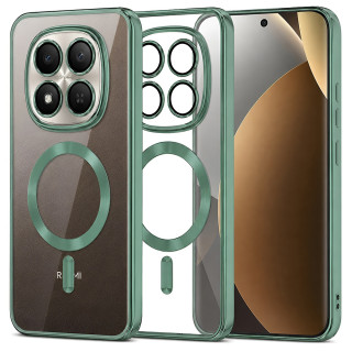 Kryt Xiaomi Redmi Note 15 Pro+ 5G / Poco M8 Pro 5G, Luxury Crystal MagSafe - light green
