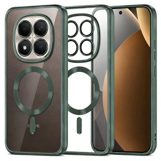 Kryt Xiaomi Redmi Note 15 Pro+ 5G / Poco M8 Pro 5G, Luxury Crystal MagSafe - deep green