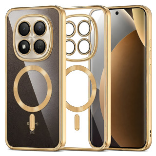 Kryt Xiaomi Redmi Note 15 Pro+ 5G / Poco M8 Pro 5G, Luxury Crystal MagSafe - gold