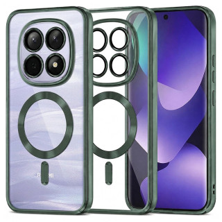 Kryt Xiaomi Redmi Note 15 4G/5G / Poco M8 5G, Luxury Crystal MagSafe - deep green