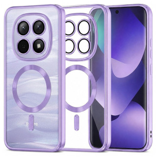 Kryt Xiaomi Redmi Note 15 4G/5G / Poco M8 5G, Luxury Crystal MagSafe - light purple