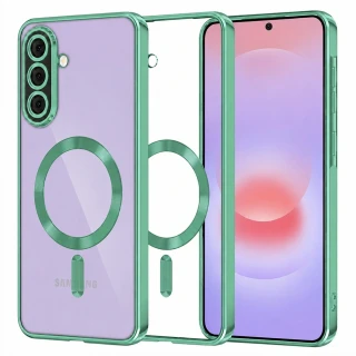 Kryt Samsung Galaxy A37 5G, Techsuit Luxury Crystal MagSafe - light green