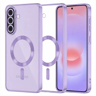 Kryt Samsung Galaxy A37 5G, Techsuit Luxury Crystal MagSafe - light purple
