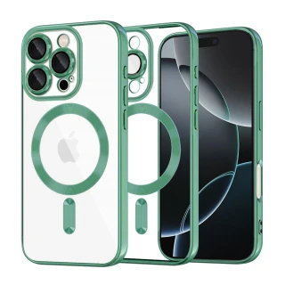 Kryt iPhone 16 Pro Techsuit Luxury Crystal MagSafe - light green