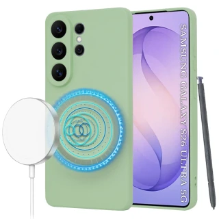 Kryt Samsung Galaxy S26 Ultra, SoftFlex MagSafe - mint green