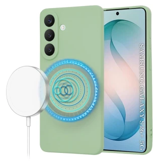 Kryt Samsung Galaxy S26, SoftFlex MagSafe - mint green