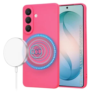 Kryt Samsung Galaxy S26 Plus, SoftFlex MagSafe - hot pink