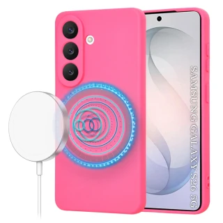 Kryt Samsung Galaxy S26, SoftFlex MagSafe - hot pink
