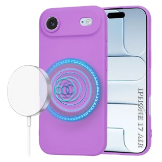 Kryt iPhone 17 Air, SoftFlex MagSafe - purple