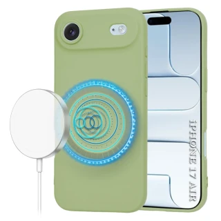Kryt iPhone 17 Air, SoftFlex MagSafe - matcha